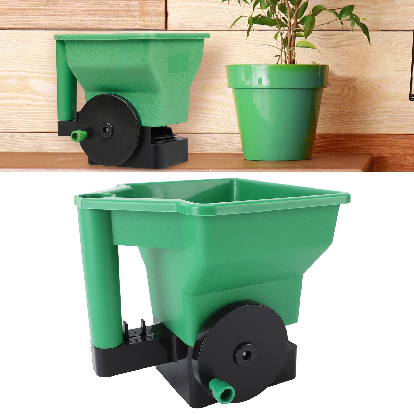Grass Seed Spreader - Rasenspreizer, Handspreizer, 3 l, manuell, klein,