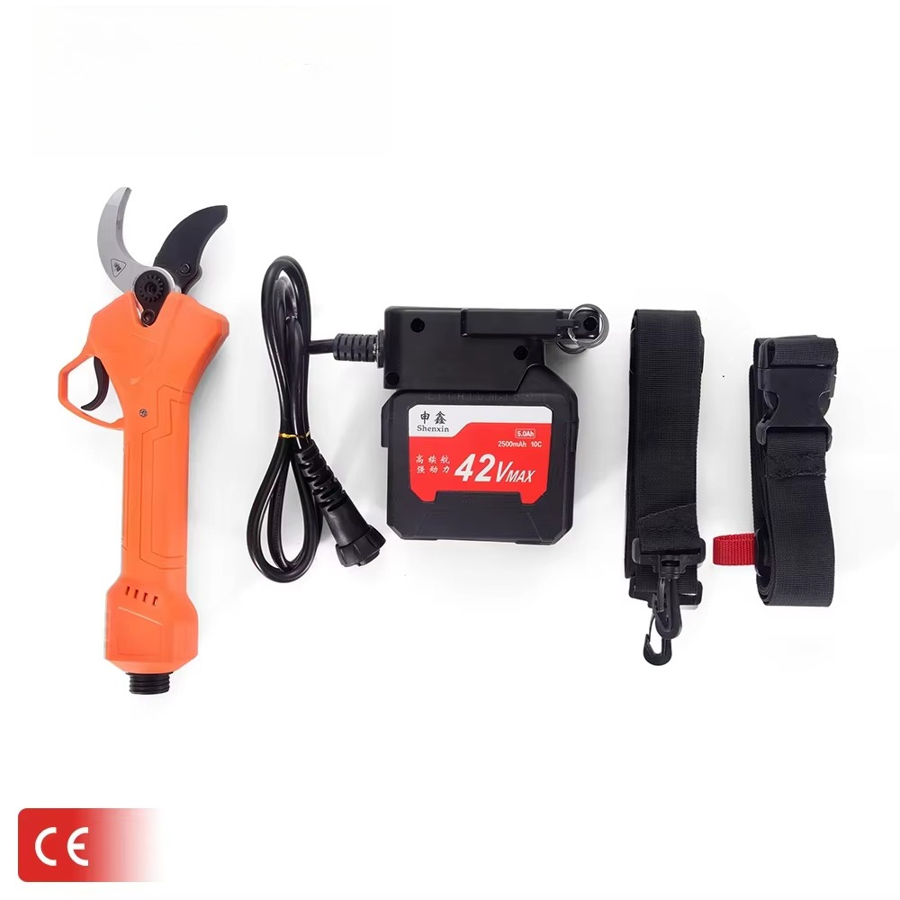 Gardening Tools In - Bestseller 42V Akku-Astschere mit Rückentragegerät, Batteriebetriebenes