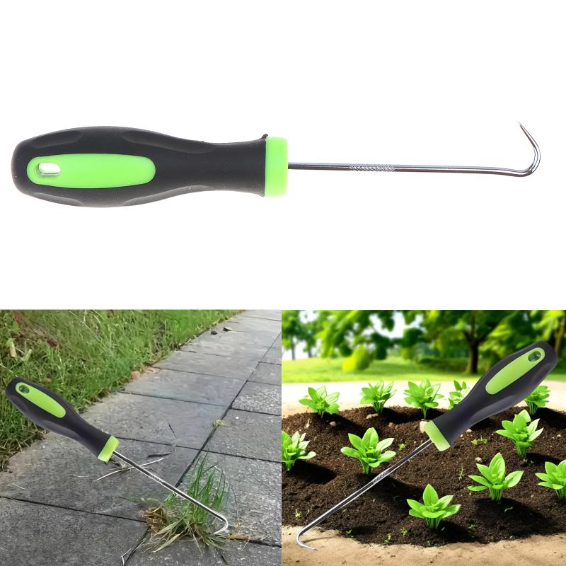 Grass Seed Spreader - ● Robustes Unkrautentfernungswerkzeug – Ergonomischer Wurzelentferner