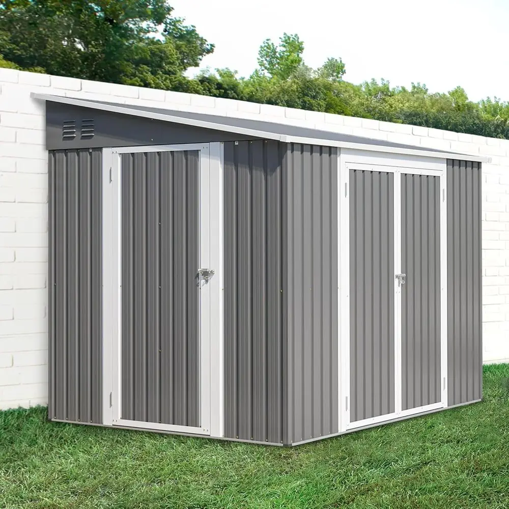Gardening Tools Storage - 8ft x 6ft Metall-Gartenschuppen für den