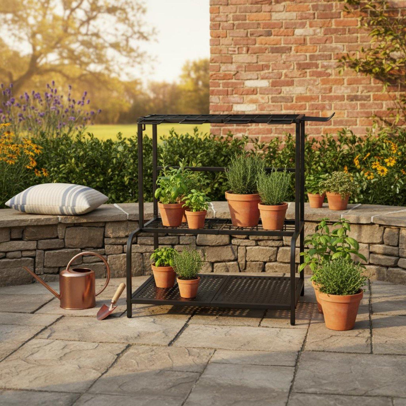Metall-Gartenwerkzeugständer m – Gardening Tools Storage Bewertung und Preis
