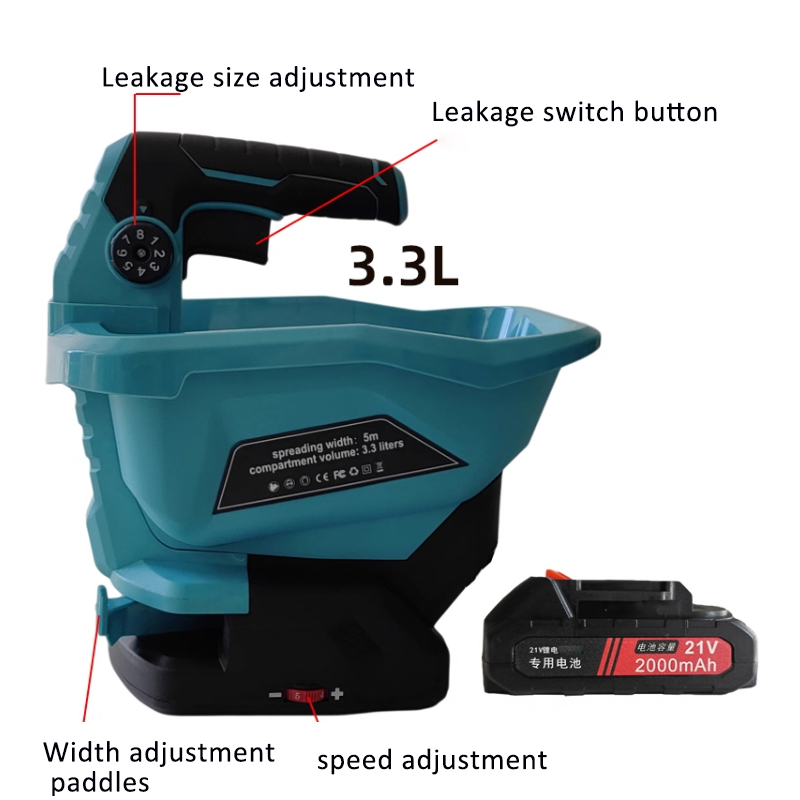 3,3L Automatischer Düngerstreu – Gardening Tools Vegetables Bewertung und Preis