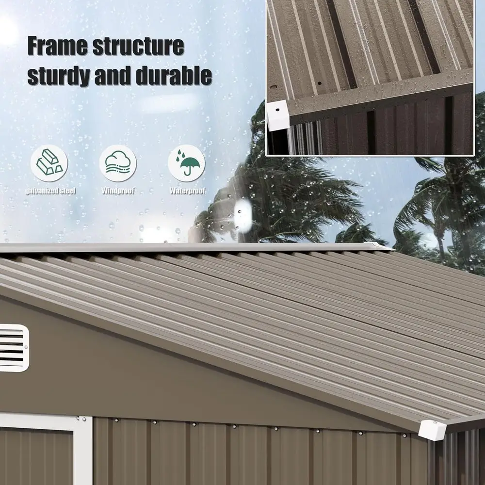 10T x 8T Outdoor-Metall-Geräte – Gardening Tools Storage Bewertung und Preis