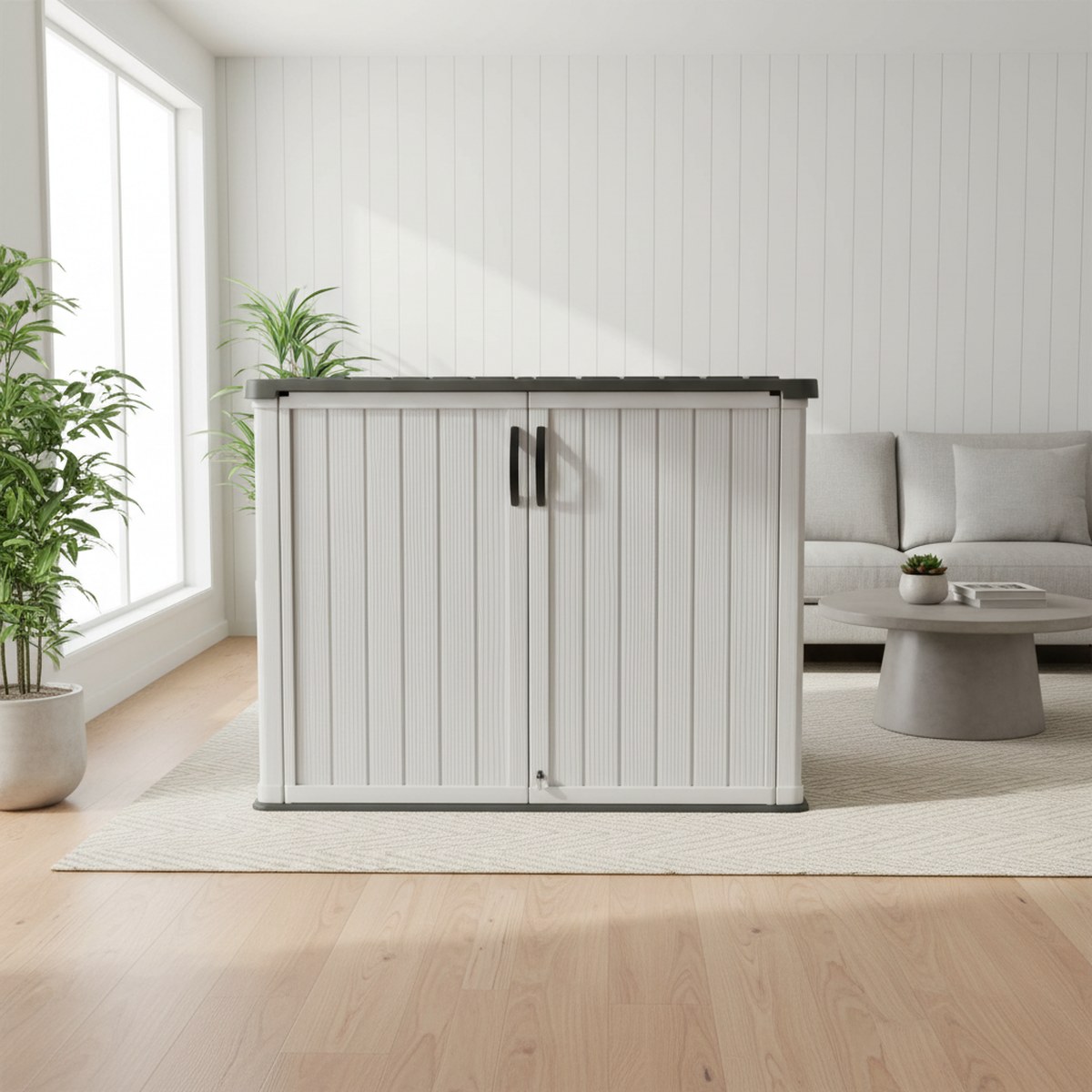 Großer Kunststoff-Gartenschupp – Gardening Tools Storage Bewertung und Preis